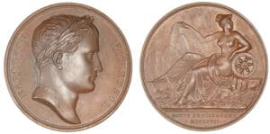 Napoléon 1er - Médaille de l'ouverture de la route de Nice à Rome 1807