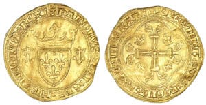 Charles VII - Ecu d'or à la couronne (Tours)