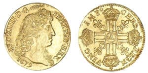 Louis XIV - Louis d'or à la tête virile 1679 A (Paris) Louis XIV - Louis d'or à la tête virile 1679 A (Paris)