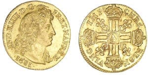 Louis XIV - Louis d'or à la tête virile 1681 A (Paris) Louis XIV - Louis d'or à la tête virile 1681 A (Paris)