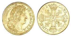 Louis XIV - Louis d'or à la perruque 1688 A (Paris) Louis XIV - Louis d'or à la perruque 1688 A (Paris)