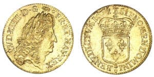 Louis XIV - Louis d'or à l'écu 1691 X (Amiens) - Flan réformé Louis XIV - Louis d'or à l'écu 1691 X (Amiens) - Flan réformé