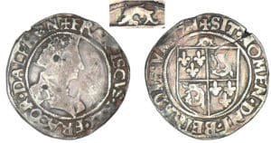 François 1er - Teston du Dauphiné 4ème type (Genoble)