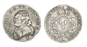 Louis XVI - Vingtième d'écu au buste habillé 1782 A (Paris) Louis XVI - Vingtième d'écu au buste habillé 1782 A (Paris)