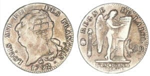 Convention - Ecu de 6 livres FRANCOISE 1792 B (Rouen) Convention - Ecu de 6 livres FRANCOISE 1792 B (Rouen)