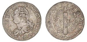 3 deniers de type FRANCOIS 1792 DL (Lyon) 3 deniers de type FRANCOIS 1792 DL (Lyon)