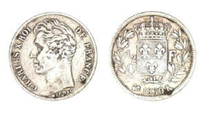 1/2 franc Charles X 1830 K (Bordeaux) 1/2 franc Charles X 1830 K (Bordeaux)