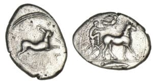 SICILE - Messine - Tétradrachme (461-450 av. J.-C.) Lièvre