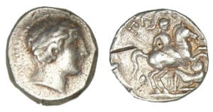 ROYAUME DE PEONIE - Patraos - Tétradrachme (340-315 av. J.-C.)