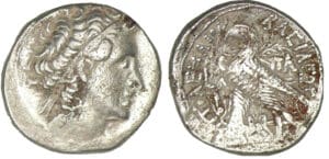 EGYPTE - Ptolémée XII - Tétradrachme (55 av. J.-C.)