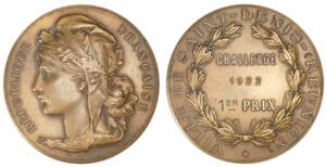 Médaille de concours Saint-Denis La Réunion 1922