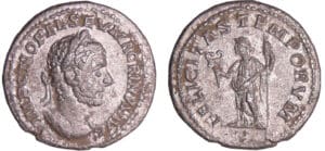 Macrin - Denier (217, Rome) - La Félicité Macrin - Denier (217, Rome) - La Félicité