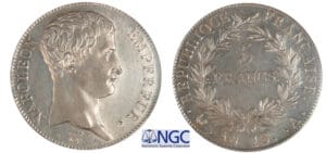 5 francs Napoléon empereur - An 13 A (Paris) 5 francs Napoléon empereur - An 13 A (Paris)