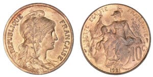 10 centimes Dupuis 1921 10 centimes Dupuis 1921