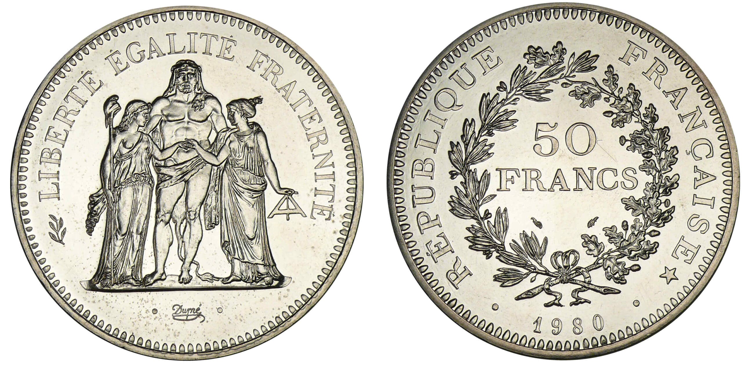 50 francs Hercule 1980 50 francs Hercule 1980