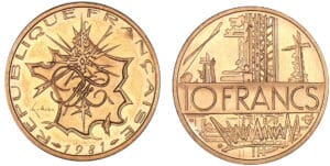 10 francs Mathieu 1981 10 francs Mathieu 1981