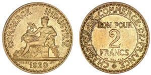 2 francs Chambre de commerce 1920 2 francs Chambre de commerce 1920