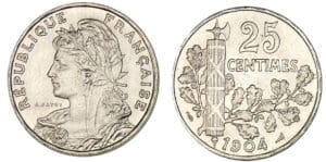 25 centimes Patey 1904 25 centimes Patey 1904