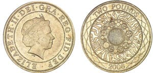 Angleterre - Elisabeth II - 2 pounds 2008