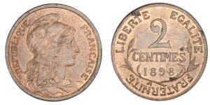 2 centimes Dupuis 1898 2 centimes Dupuis 1898