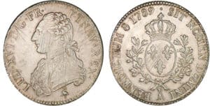 Louis XVI - Ecu au buste habillé - 1789 A (Paris) Louis XVI - Ecu au buste habillé - 1789 A (Paris)