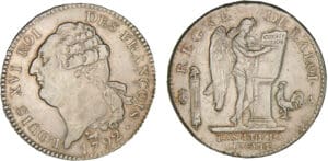 Ecu de 6 livres type FRANCOIS 1792 A (Paris)