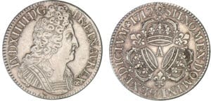 Louis XIV - Ecu aux trois couronnes - 1712 A (Paris) Louis XIV - Ecu aux trois couronnes - 1712 A (Paris)