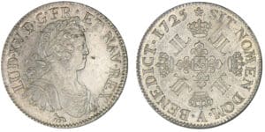 Louis XV - Ecu aux 8 L - 1725 A( Paris) Louis XV - Ecu aux 8 L - 1725 A( Paris)