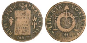 Sol aux balances non daté (1794) - An II AA (Metz)