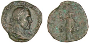 Trajan Dèce - Sesterce (249, Rome) - La Paix