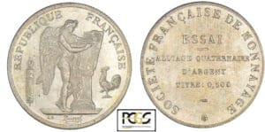 10 francs - Essai d'alliage 1929 10 francs - Essai d'alliage 1929