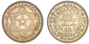 Maroc - 200 fr argent 1953 - Essai Maroc - 200 fr argent 1953 - Essai