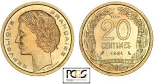 20 centimes - Concours de Robert 1961 - Essai