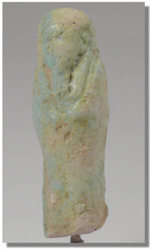 Egyptien - Buste de oushebti bleu - VIIème-IVème siècle av. J.-C.