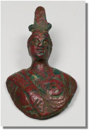 Romain - Buste en bronze - Ier-IIIème siècle ap. J.-C. Romain - Buste en bronze - Ier-IIIème siècle ap. J.-C.