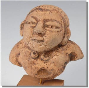 Précolombien - Olmeque - Buste en terre cuite - 900-600 ap. J.-C.