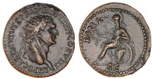 Domitien - Dupondius (82, Rome) - Rome