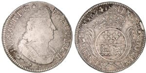 Louis XIV - Ecu aux palmes du Béarn - 1694 (Pau) Louis XIV - Ecu aux palmes du Béarn - 1694 (Pau)