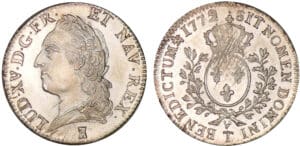 Louis XV - Demi-écu à la vieille tête 1772/0 T (Nantes)