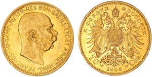 Autriche - François-Joseph Ier - 10 couronnes 1909 Autriche - François-Joseph Ier - 10 couronnes 1909