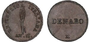 Italie - République italienne - Denaro ANNO II (Milan) - Essai Italie - République italienne - Denaro ANNO II (Milan) - Essai