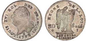 30 sols type FRANCOIS 1792 I (Limoges)
