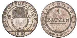 Suisse - Solothurn - 1 batzen 1811 Suisse - Solothurn - 1 batzen 1811