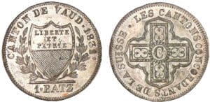 Suisse - Vaud - 1 batzen 1831 Suisse - Vaud - 1 batzen 1831