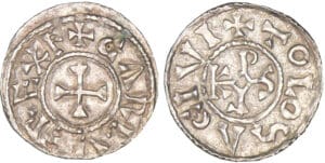 Charles II le Chauve - Denier (Toulouse) Charles II le Chauve - Denier (Toulouse)