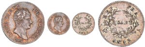 1/4 de franc Bonaparte premier consul - An 12 A (Paris) 1/4 de franc Bonaparte premier consul - An 12 A (Paris)