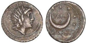 Lucretia - Denier (76 av. J.-C.)
