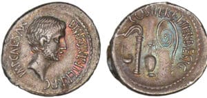 Octave - Denier (37 av. J.-C.)