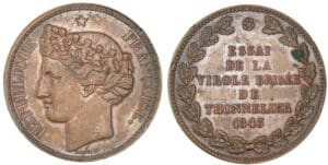 Deuxième république - Module de la 5 francs 1843 Deuxième république - Module de la 5 francs 1843