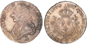 Louis XVI - Ecu au buste habillé - 1790 T (Nantes) Louis XVI - Ecu au buste habillé - 1790 T (Nantes)